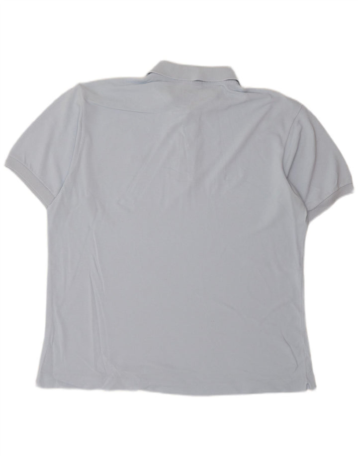 LACOSTE Polo para hombre talla 5 grande algodón azul