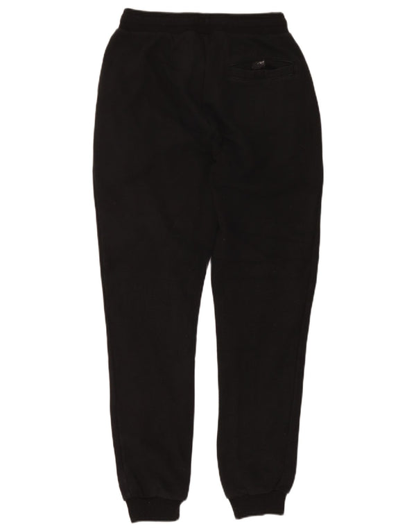 Ellesse Hombre Pantalones De Chándal Gráfico Joggers Small De Algodón Negro