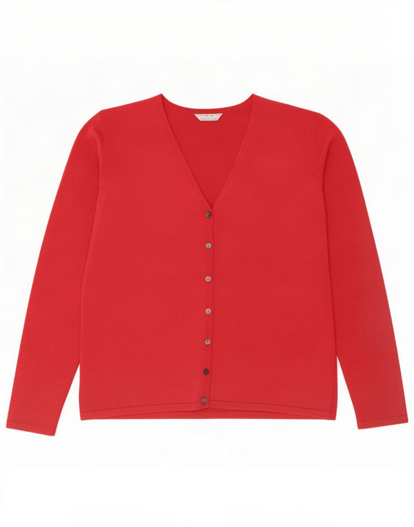 Marks & Spencer Suéter tipo cárdigan corto para mujer UK 44 Viscosa rosa grande