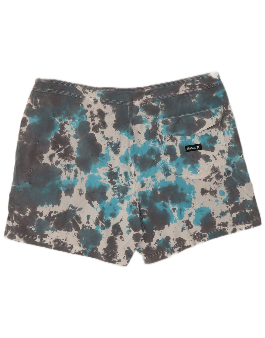 Hurley Bañador Hombre XL Gris Tie Dye Poliéster