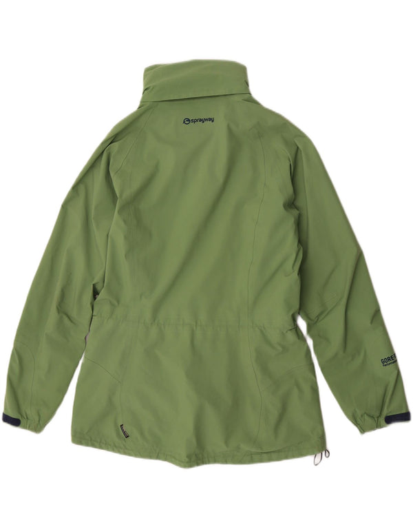 Sprayway Chaqueta impermeable para mujer UK 12 Poliéster verde medio