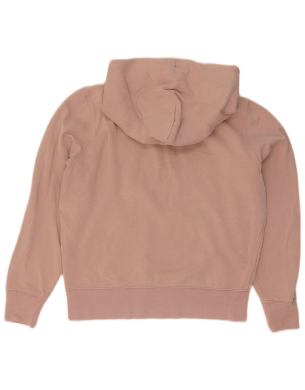 Gap Sudadera con capucha gráfica de gran tamaño para mujer UK 10 Small Pink Cotton