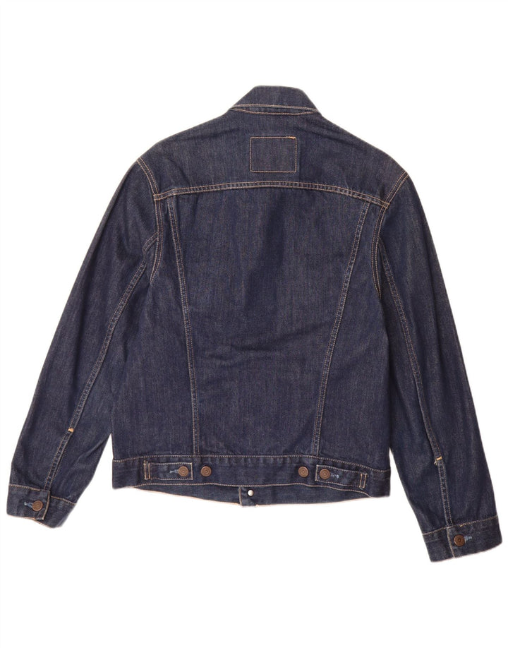 Levi's Chaqueta vaquera para hombre UK 36 Small Azul marino Algodón