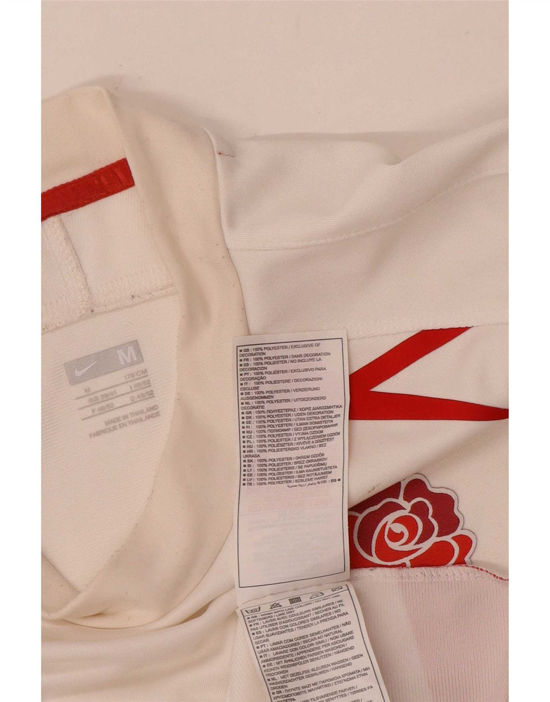 Nike Camiseta gráfica para hombre Top medio blanco color block Poliéster