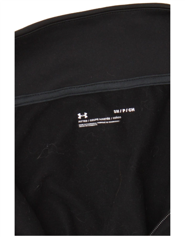 Under Armour Chaqueta de chándal para hombre, color negro, talla pequeña