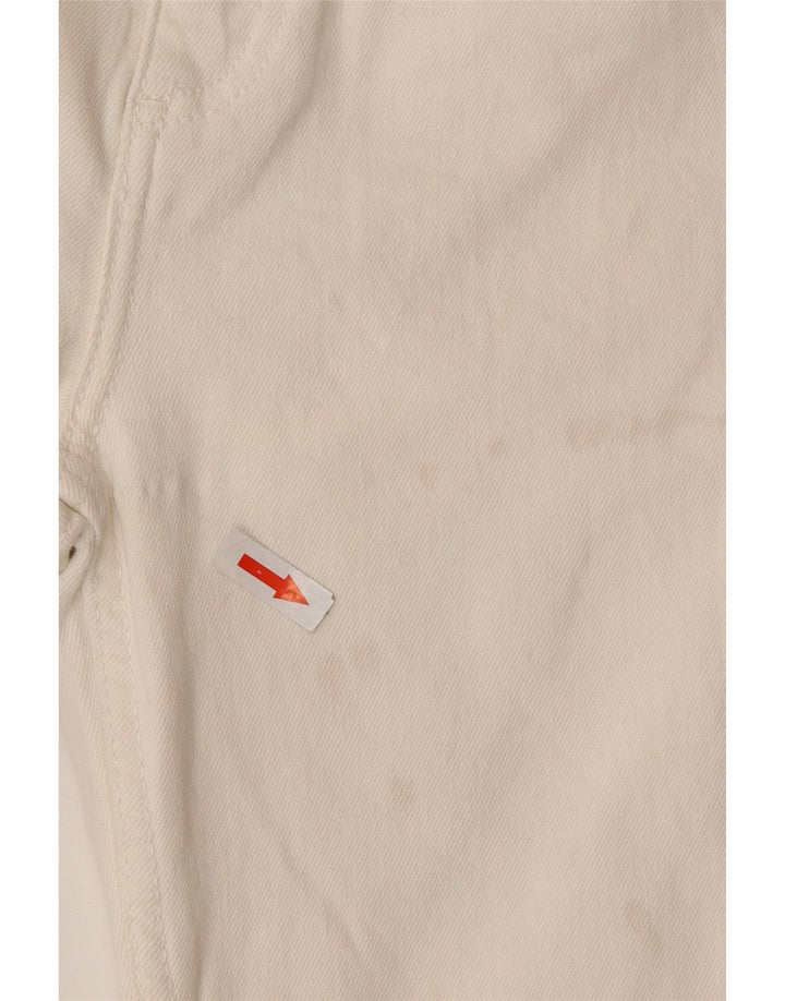 Zara Vaqueros Bootcut De Tiro Alto Para Mujer EU 38 Small W28 L25 Blanco