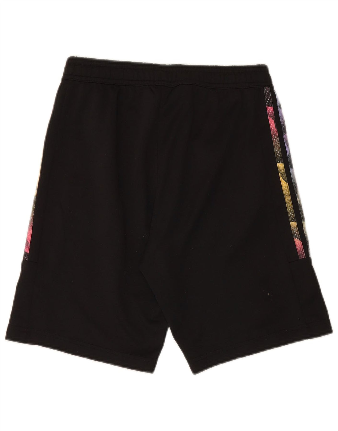 Pantalones cortos deportivos ADIDAS Niñas 13-14 años W28 L8 Negro Poliéster