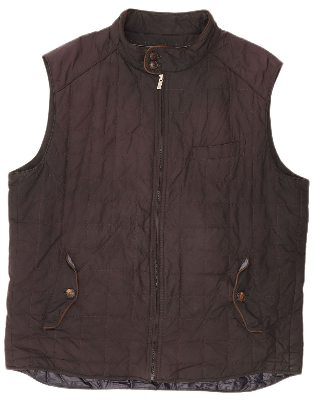 Massimo Dutti Chaleco Acolchado Hombre UK 44 2XL Negro