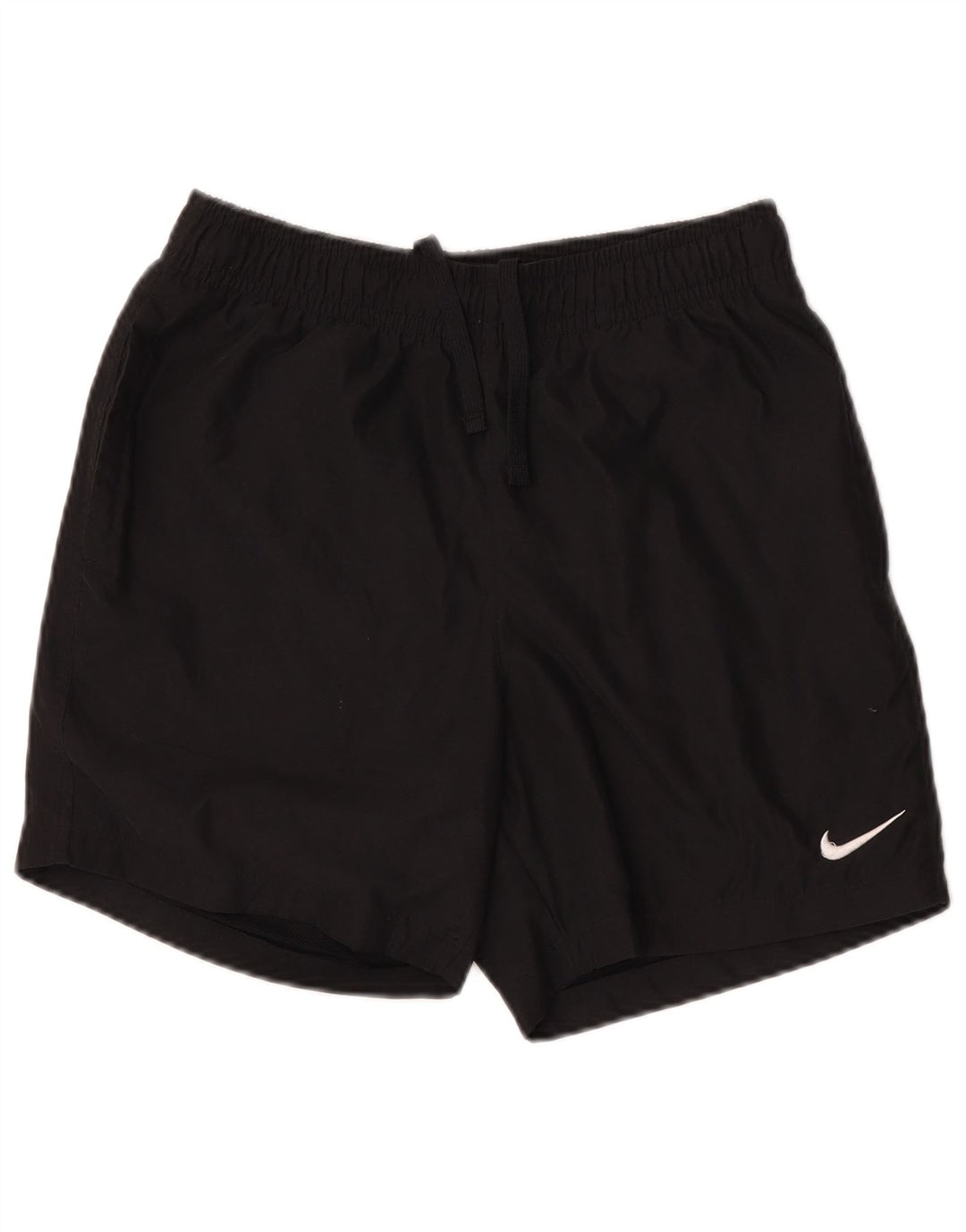 Nike - Pantalones cortos deportivos para hombre, talla pequeña, poliéster negro