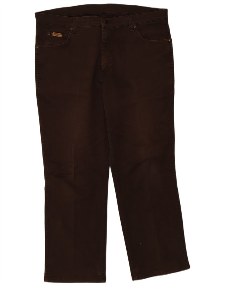 Wrangler Vaqueros rectos Texas para hombre W38 L32 Algodón marrón