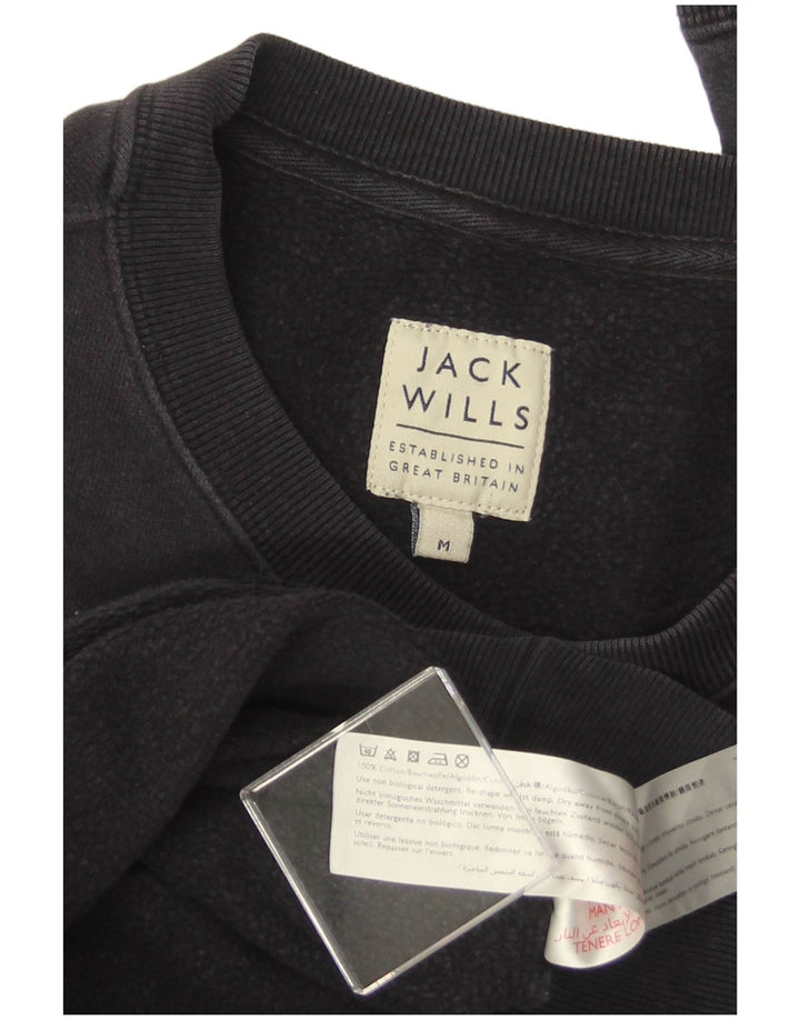 JACK WILLS Sudadera Hombre Jumper Medium Azul Marino Algodón