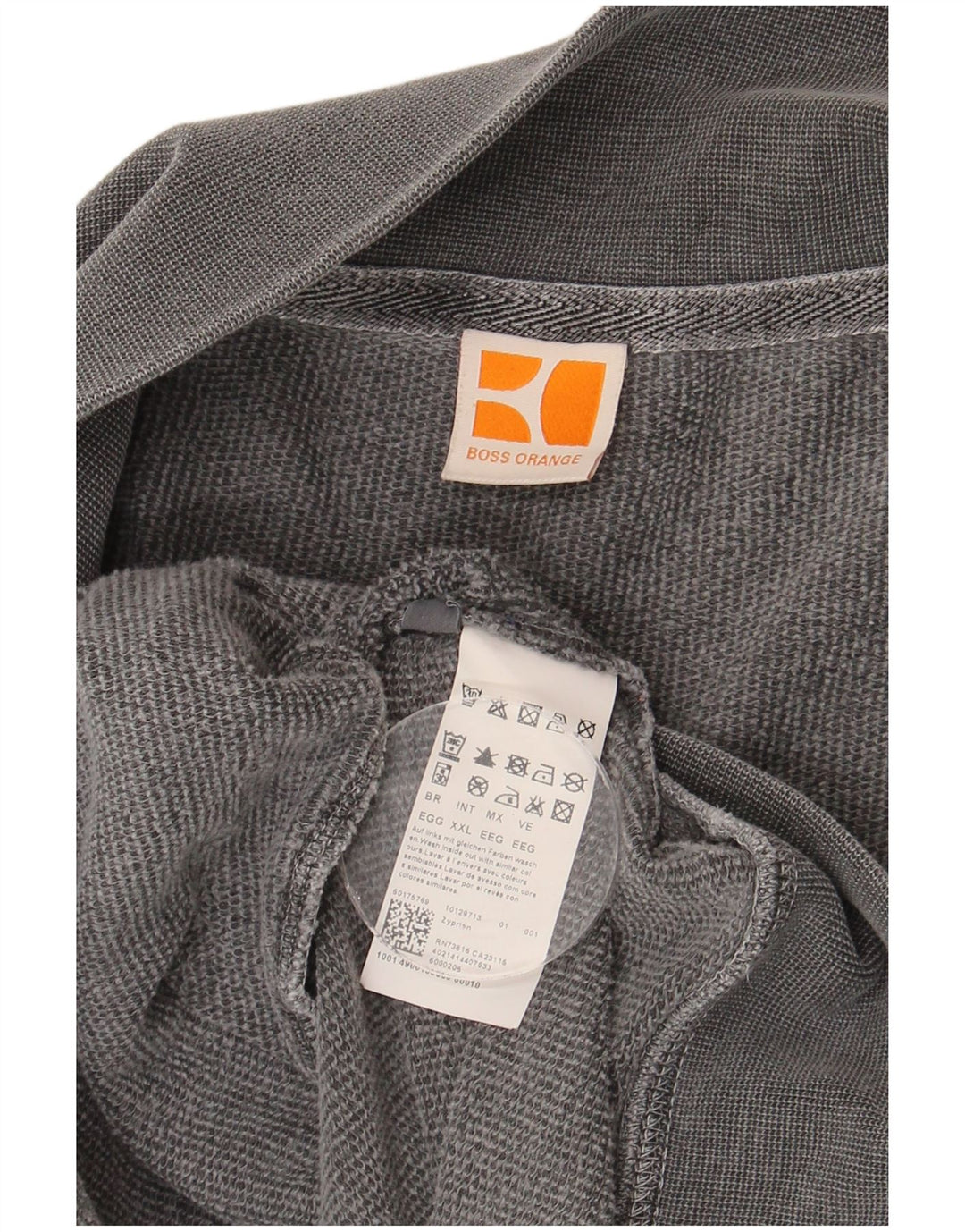 Hugo Boss - Chaqueta de chándal para hombre, talla 2XL, algodón gris
