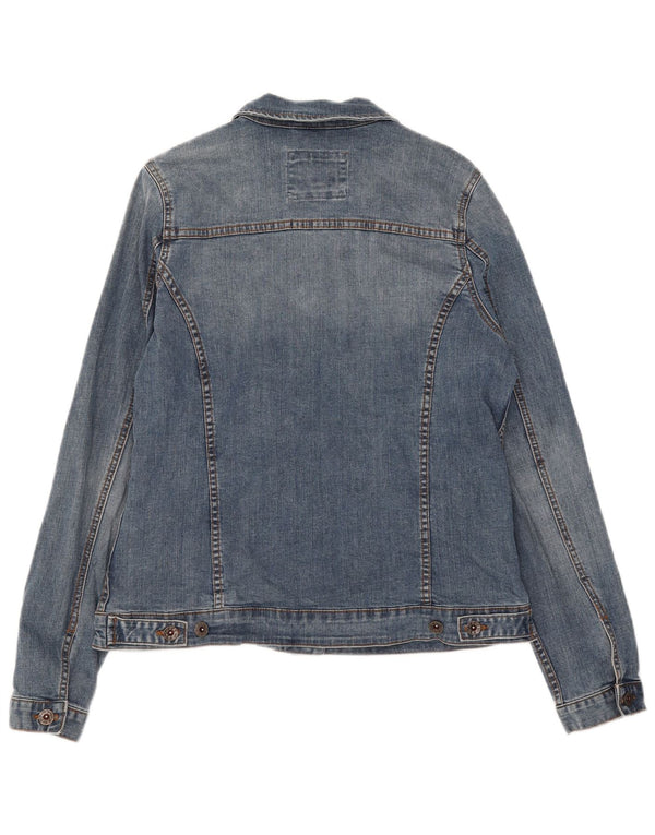 Chaqueta vaquera para mujer Fat Face UK 12 Algodón azul medio