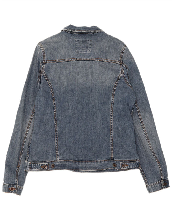 Chaqueta vaquera para mujer Fat Face UK 12 Algodón azul medio