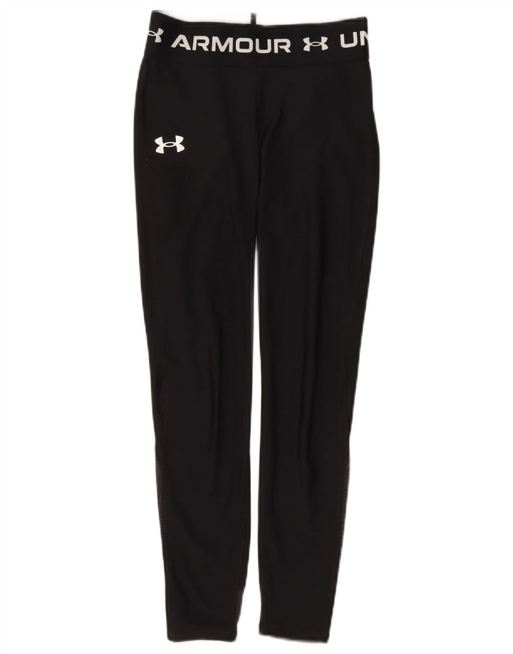UNDER ARMOUR Leggings gráficos para niña 9-10 años Mediano Negro Poliéster