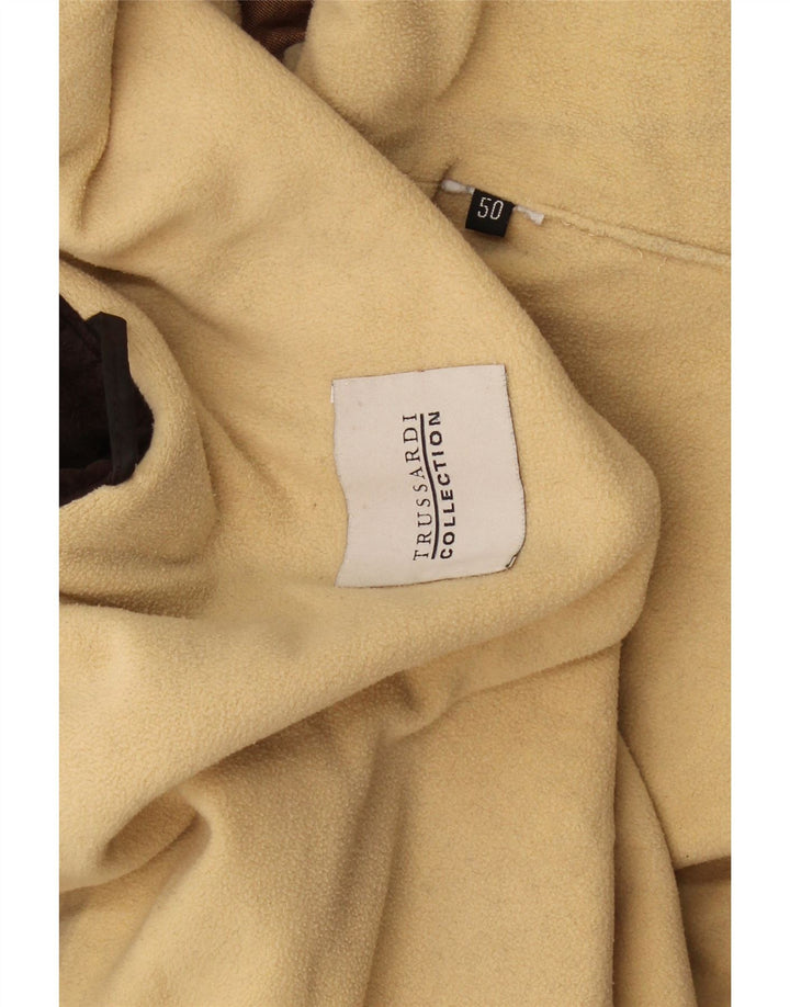 Trussardi Chaqueta cortavientos para hombre IT 50 Large Marrón