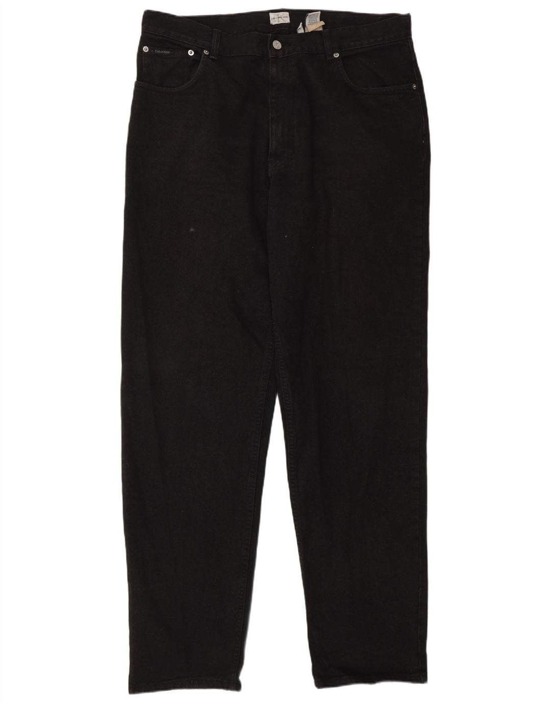 Vaqueros cónicos para mujer CALVIN KLEIN W36 L34 Algodón negro