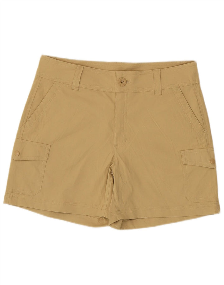 Eddie Bauer Pantalones cortos cargo para mujer US 4 Small W30 Beige Nylon