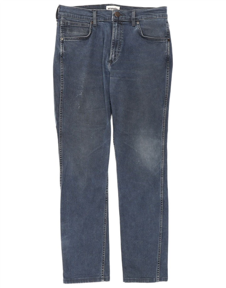 Vaqueros Wrangler Hombre Rectos W32 L30 Azul