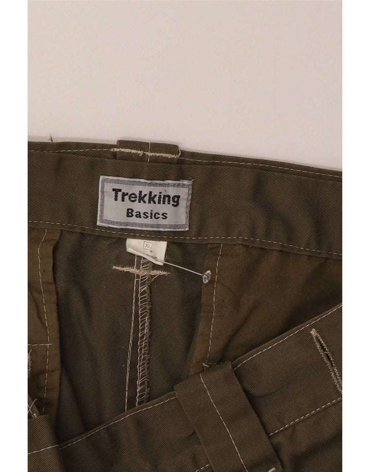 Basics Shorts Cargo Hombre XL W38 Caqui Poliéster