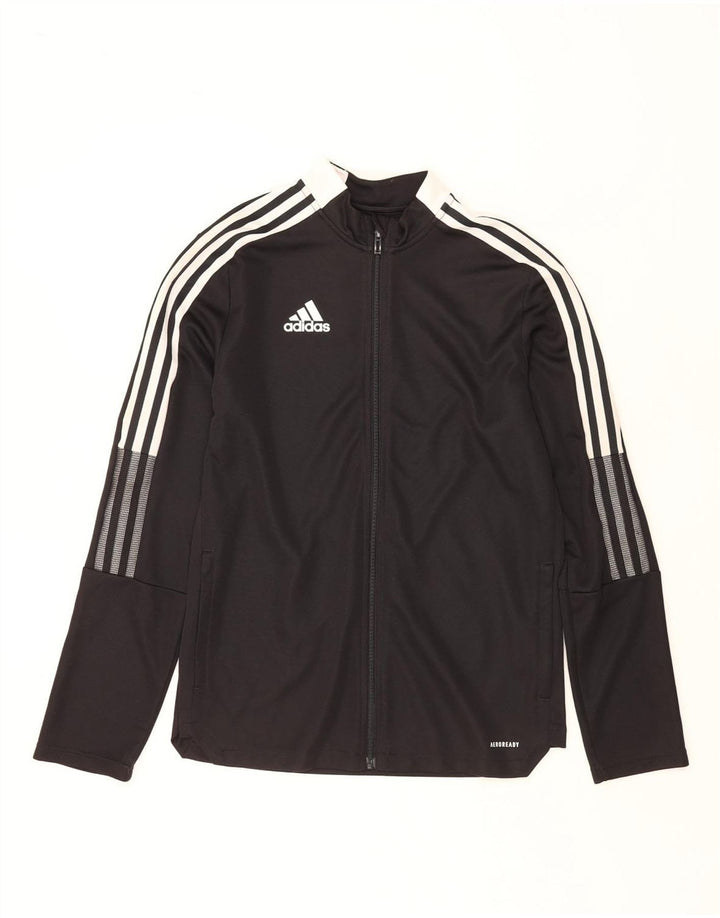 ADIDAS Chaqueta de chándal Aeroready para niño 15-16 años Negro Poliéster