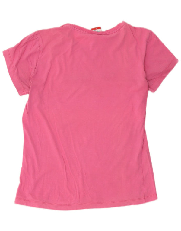 Champion Heritage Fit - Camiseta gráfica para mujer, talla 40, talla grande, color rosa