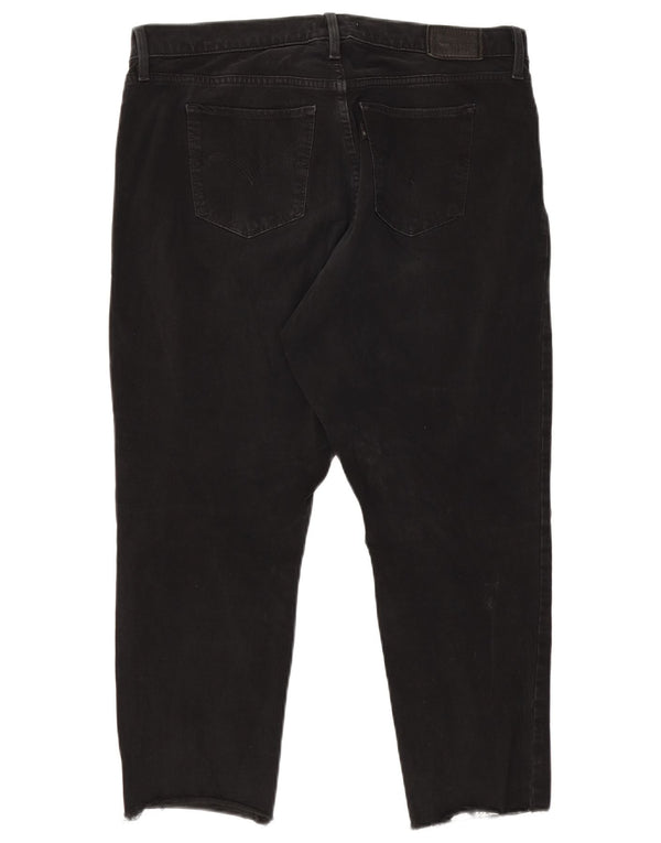 Levi's Womens 311 Crop Shaping Skinny Jeans US 14 XL W34 L24 Black Cotton