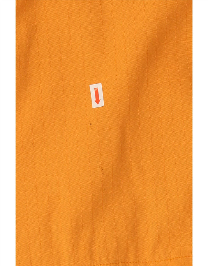 Bear - Chaqueta impermeable para hombre con gráfico, talla 40, poliéster naranja grande