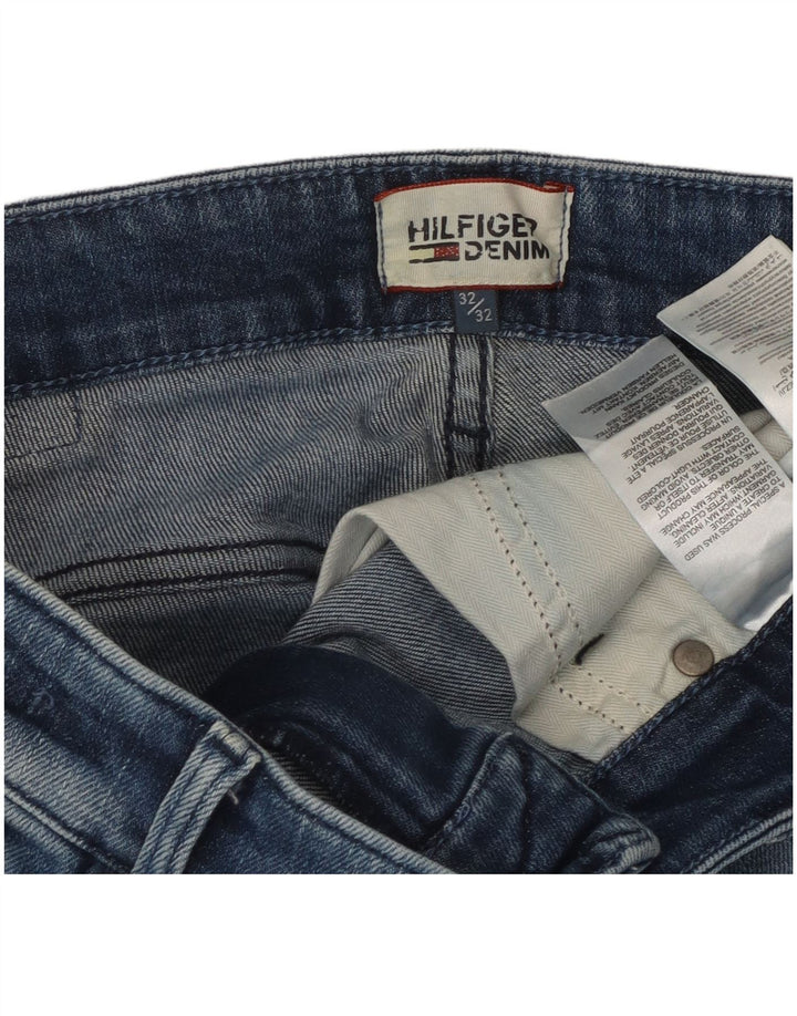 Tommy Hilfiger Vaqueros ajustados para hombre W32 L29 Algodón azul