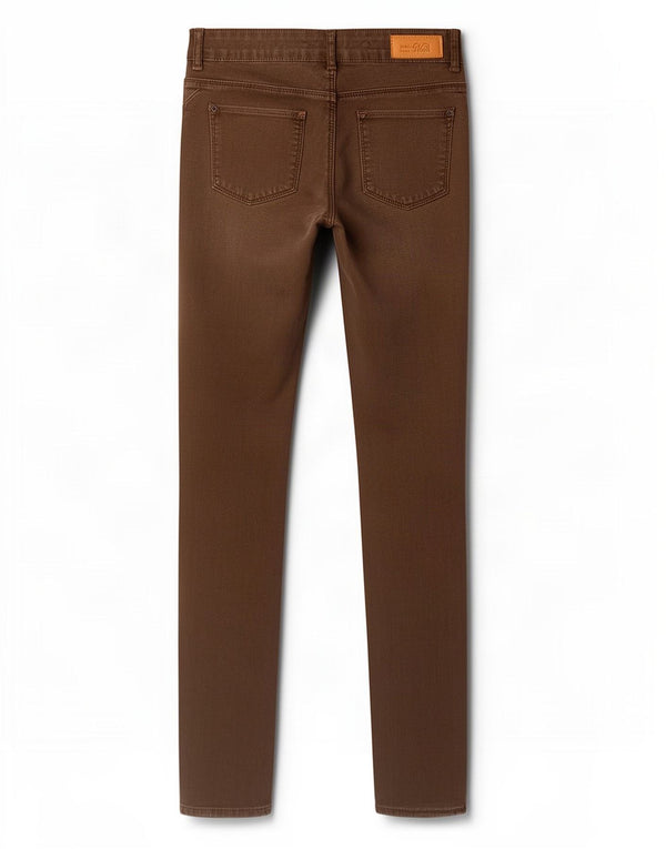 Zara Mujer Trafaluc Skinny Jeans EU 36 XS W26 L31 Algodón Marrón