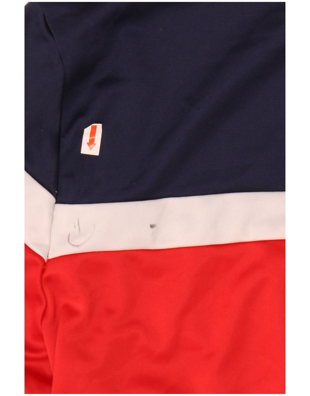 FILA Hombre Chándal Top Chaqueta Pequeña Rojo Colorblock Poliéster