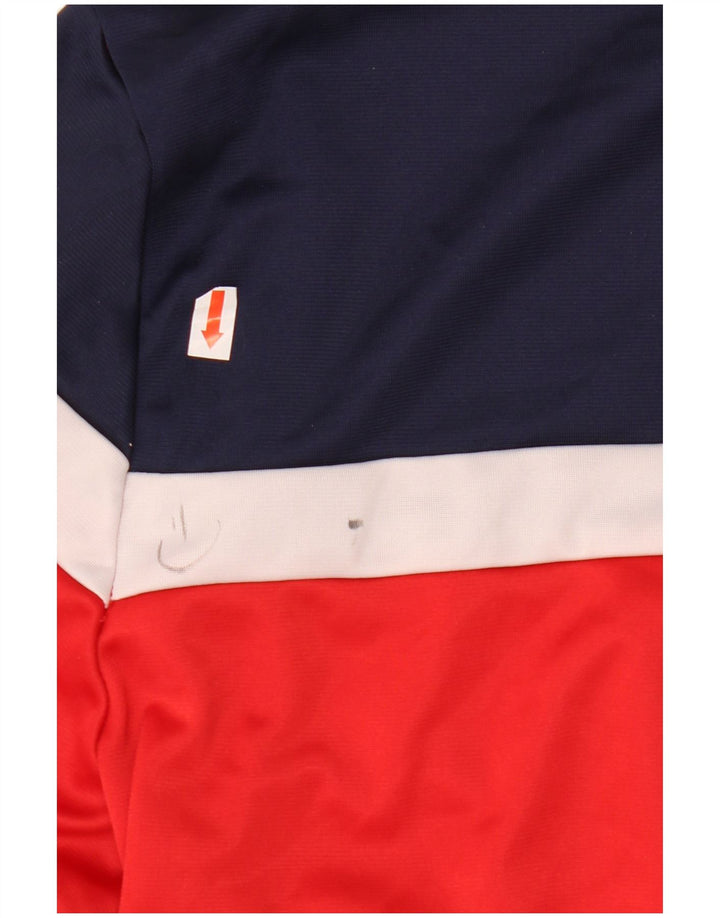FILA Hombre Chándal Top Chaqueta Pequeña Rojo Colorblock Poliéster