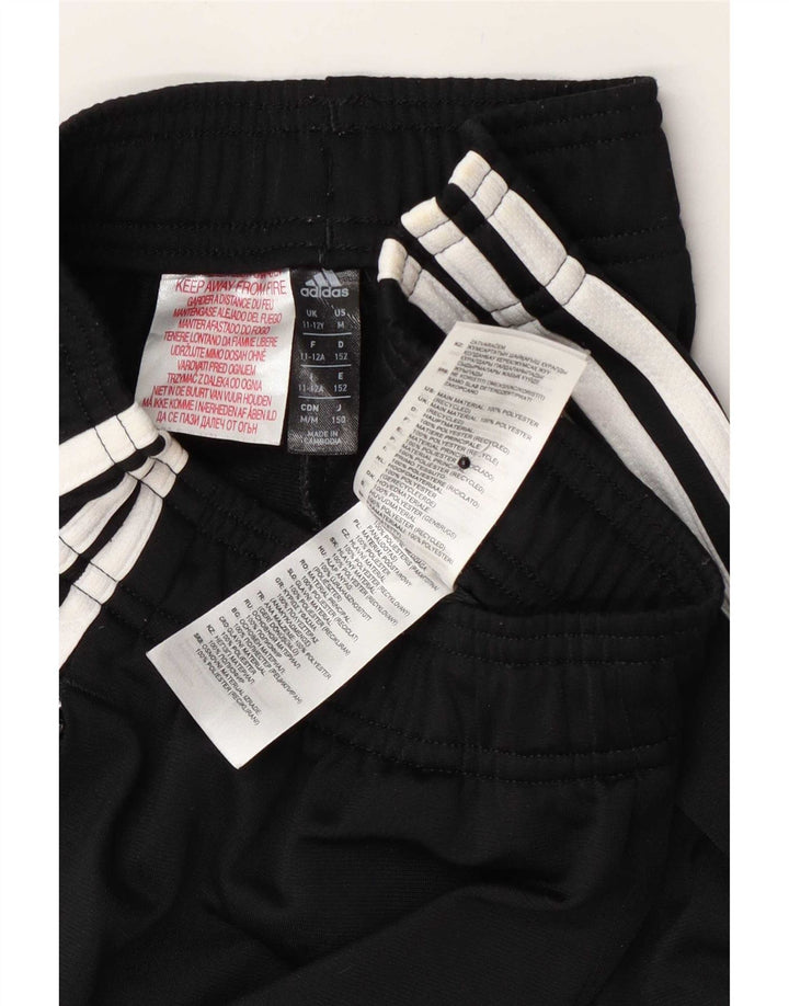 Adidas Pantalones de chándal Climalite para niños 11-12 años Negro Poliéster