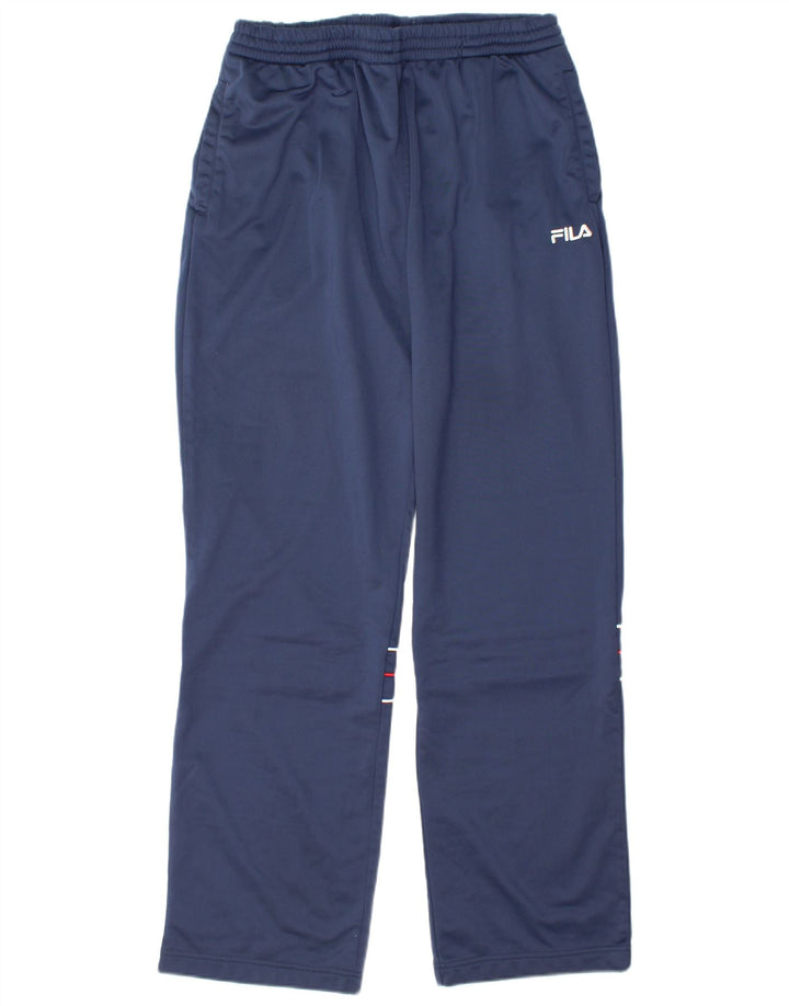 Fila Pantalón De Chándal Para Hombre Grande Poliéster A Rayas Azul Marino