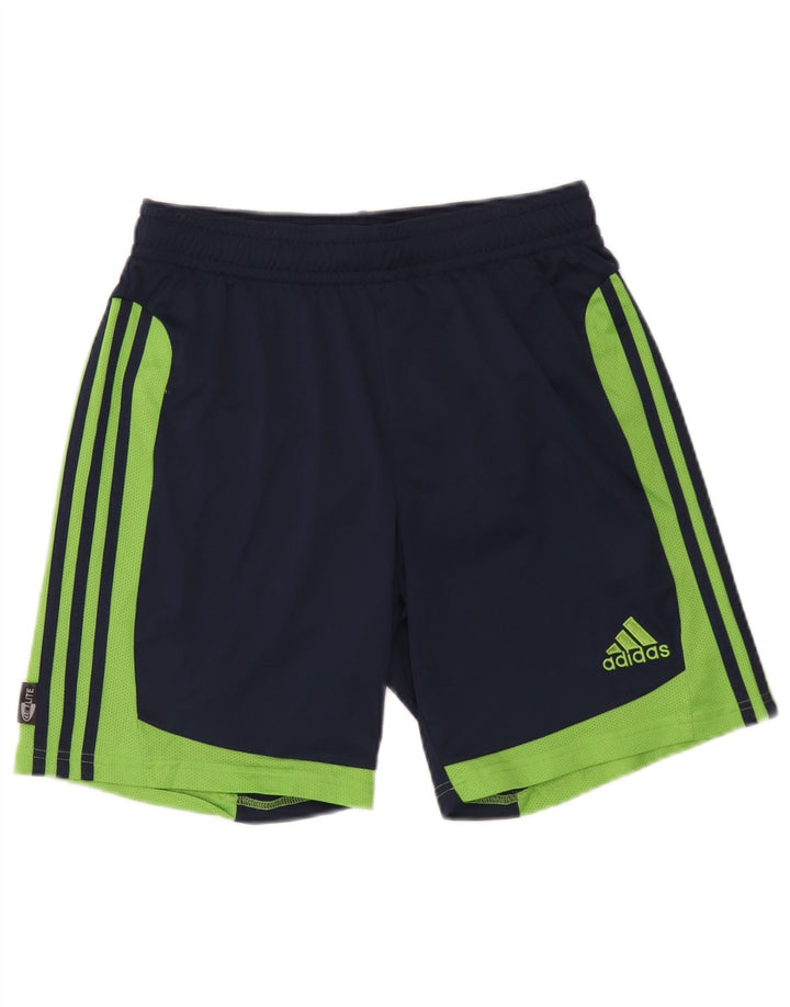 Adidas Mens Clima 365 Sport Shorts Medio Azul Marino Colorblock Poliéster