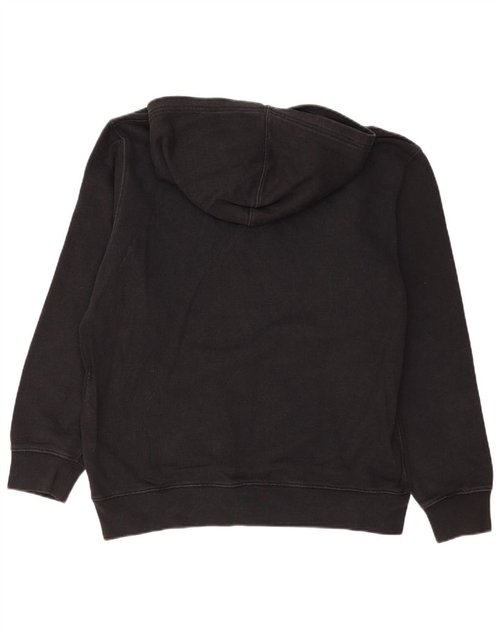 LEVI'S Sudadera con capucha gráfica para mujer UK 46 Grande Algodón negro