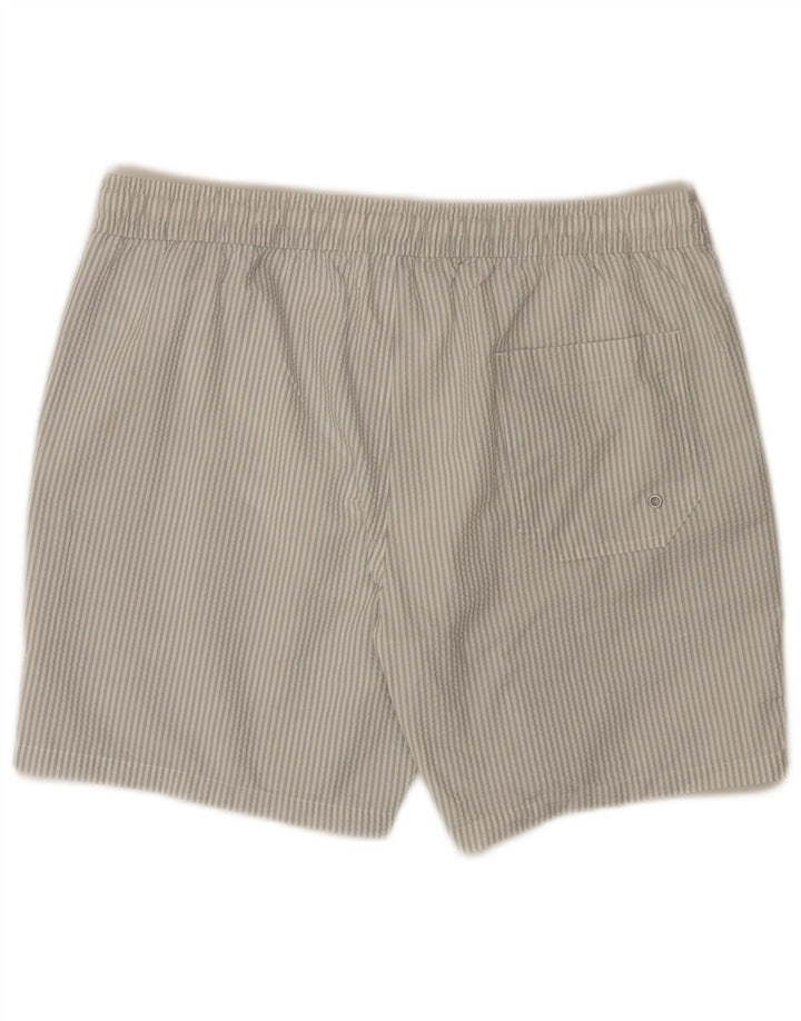 All Saints Bañador para hombre, talla grande, color azul, poliéster a rayas