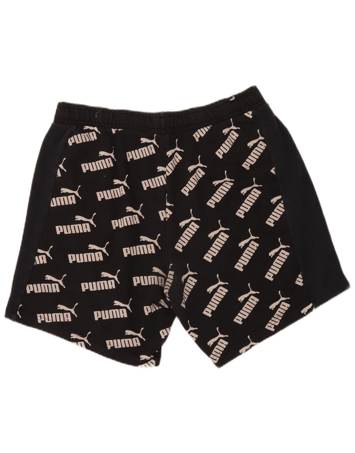Puma Pantalones cortos deportivos gráficos para hombre XL Negro