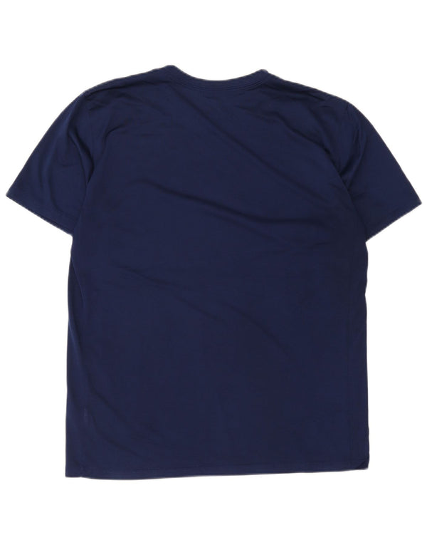Nike Dri Fit Graphic Camiseta para hombre, talla grande, azul marino