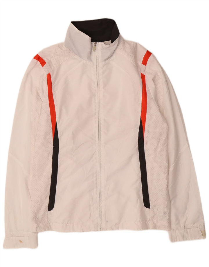 Lotto Chubasquero Hombre UK 36/38 Small Blanco Colorblock Poliéster