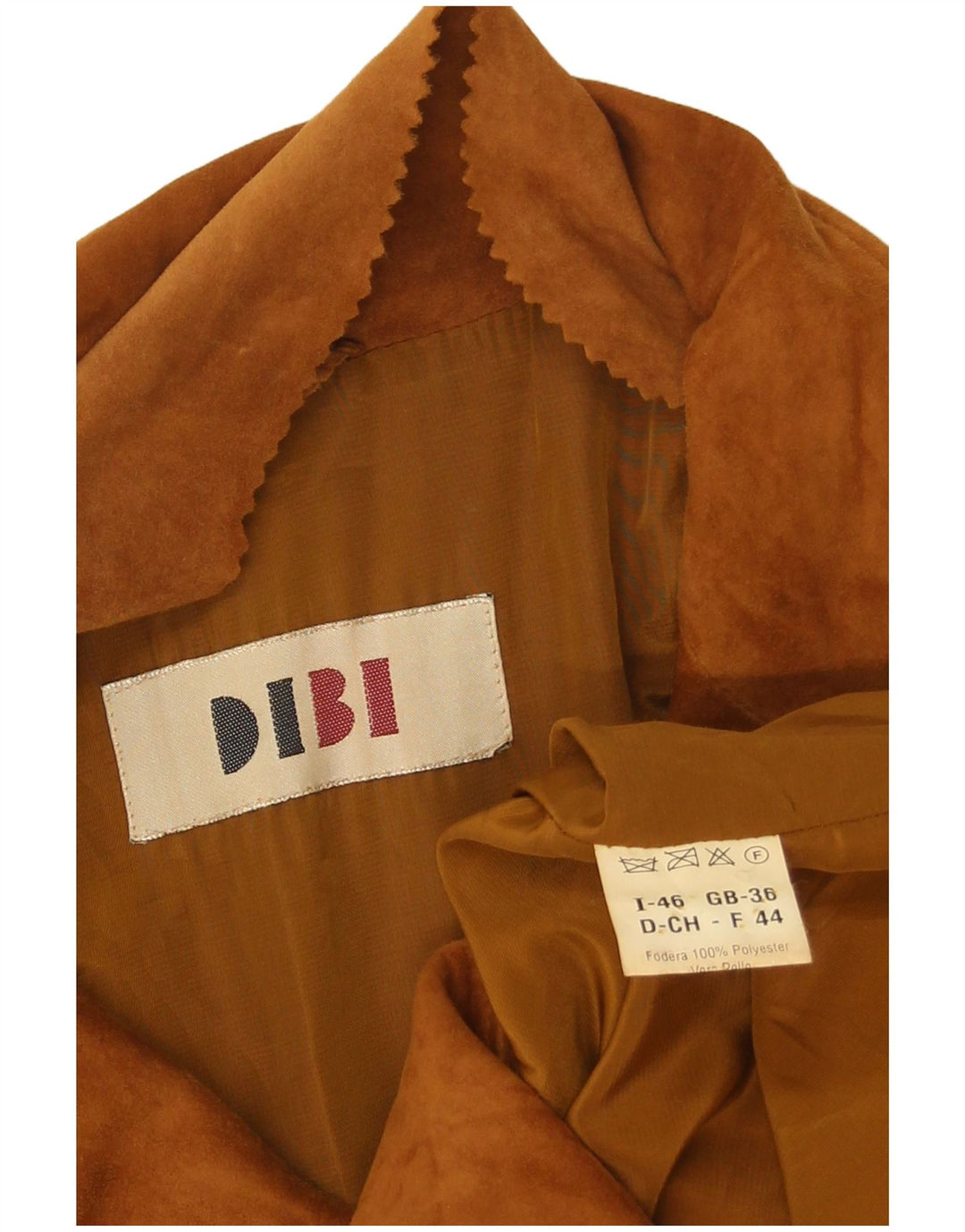 Dibi Chaqueta de ante para mujer IT 46 Cuero marrón grande