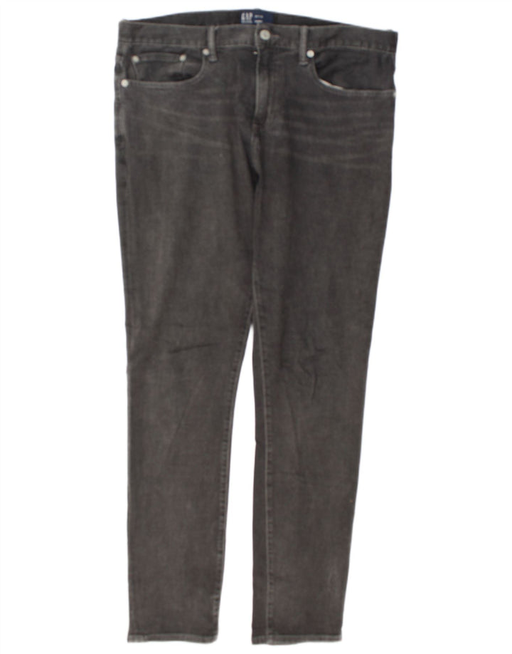 Vaqueros pitillo para hombre Gap W34 L32 Algodón gris