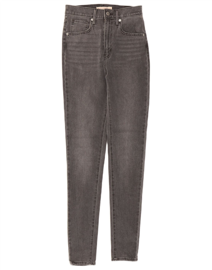 LEVI'S Vaqueros súper ajustados Mile High para mujer W27 L30 Algodón gris