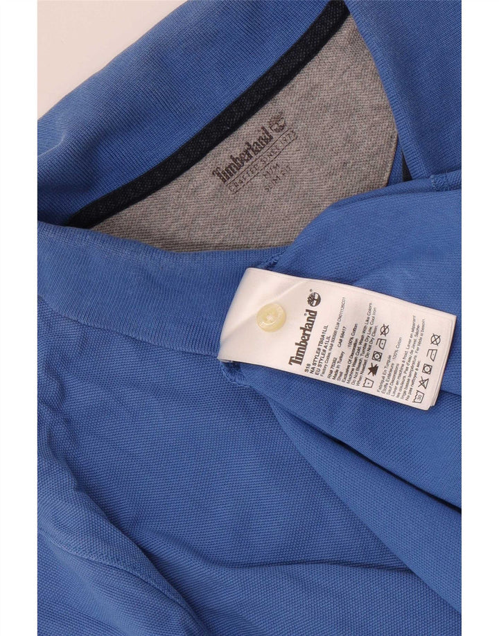 Timberland Polo Slim Fit para hombre de algodón azul medio