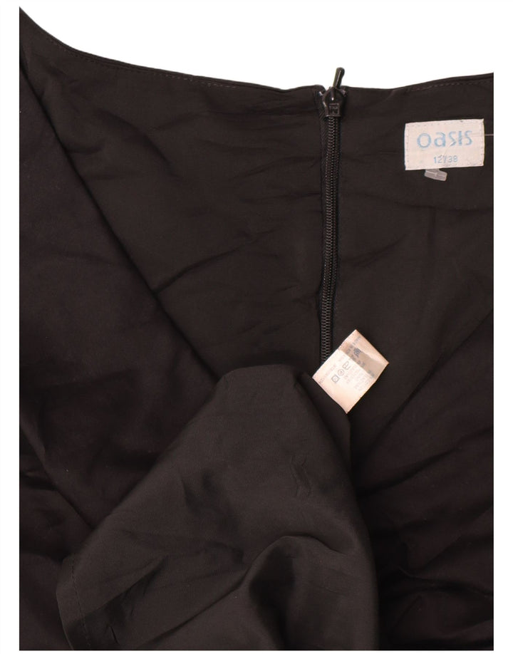 Oasis Vestido tubo para mujer UK 40 Mediano Algodón negro