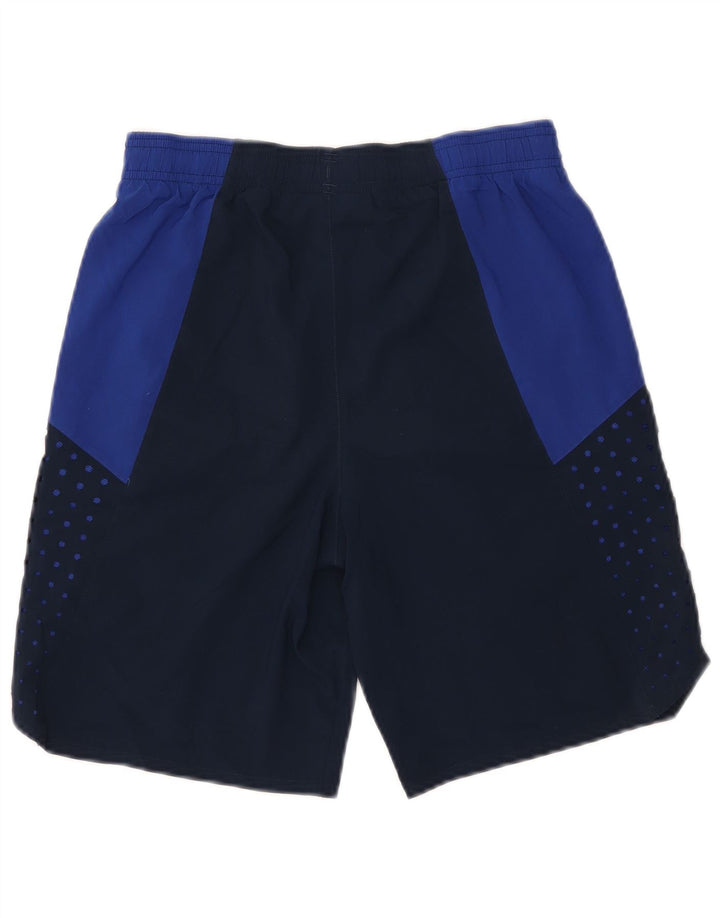 UNDER ARMOUR Pantalones cortos deportivos Heat Gear para niños 11-12 años Grande Azul marino