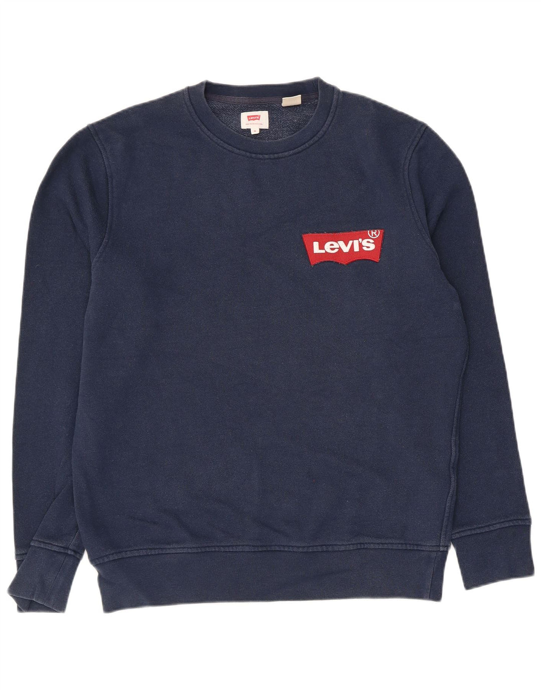 Levi's Hombre Sudadera Gráfica Jumper Medium Azul Marino Algodón