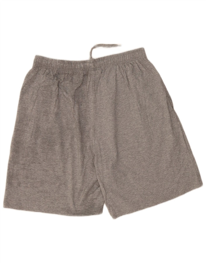 Champion Pantalones cortos deportivos para hombre, talla grande, gris moteado