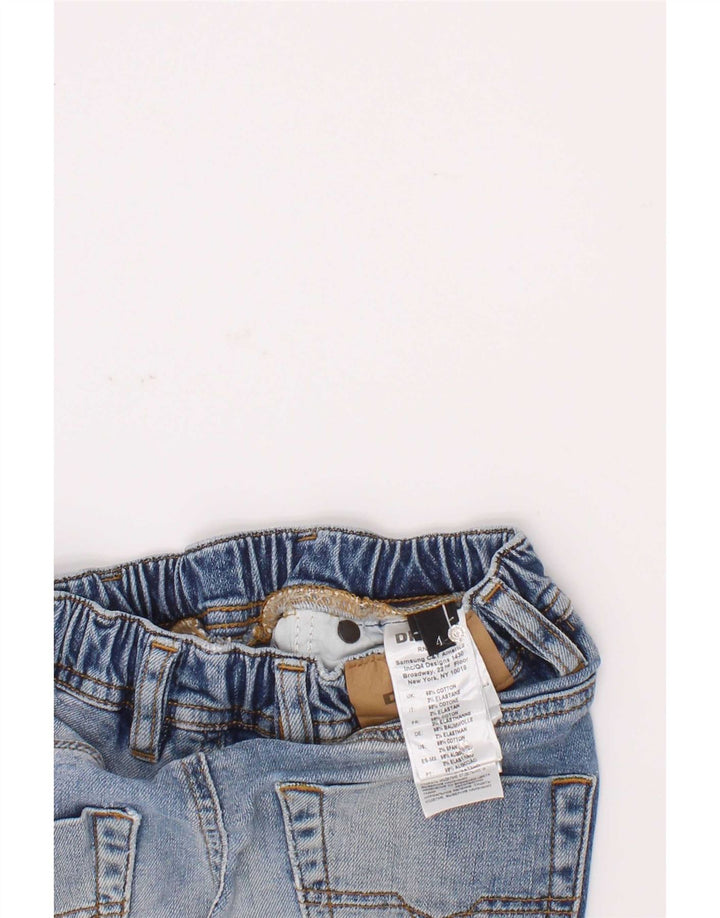 Diesel Pantalones cortos vaqueros desgastados para niños 3-4 años W20 Algodón azul