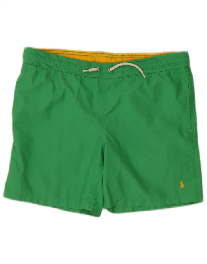 Polo Ralph Lauren Bañador Corto Niño 10-11 Años Verde Medio Poliéster